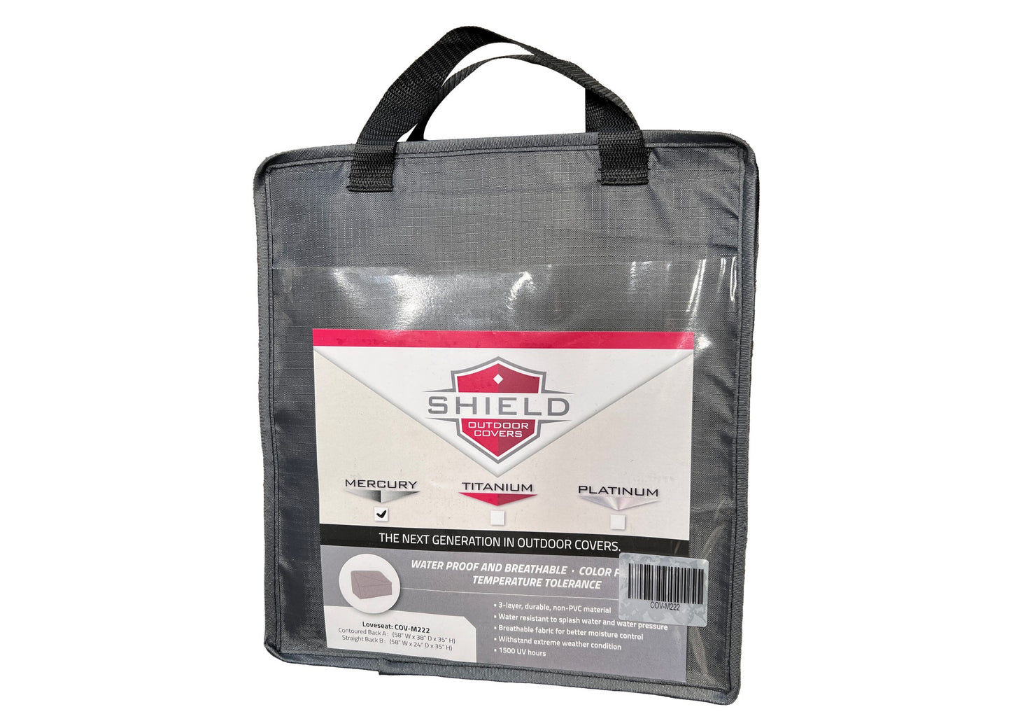 Umbrella 11' Cover - 7"/18.75'' Dia x 72" H - Mercury