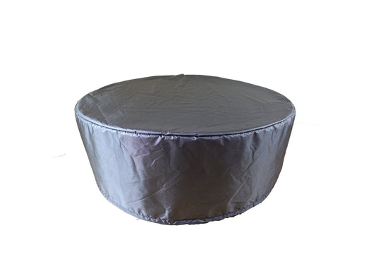 Ottoman Cover Round - 44" Dia x 28" H - Mercury