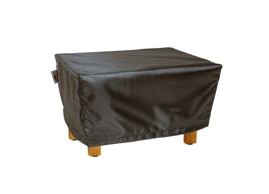 Ottoman Cover - 29" W x 26" D x 17" H - Mercury