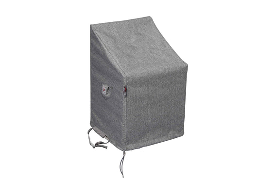 Premium Heavy-Duty Small Chair Cover - 3-Layer Water & UV-Resistant, Platinum Series, 25.5"W x 28"D x 29''/42"H for Outdoor Patio Furniture