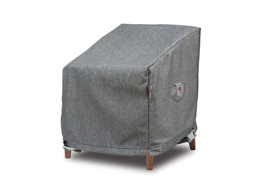 Premium Heavy-Duty Medium Club Chair Cover - 3-Layer Water & UV-Resistant, Platinum Series, 32"W x 28"D x 21''/34"H for Outdoor Patio Furniture