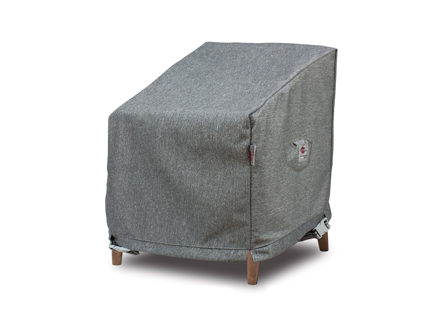 Chair Cover Club Chair Large High Back - 32"W x 34"D x 39.5"H - Platinum