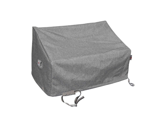 Premium Heavy-Duty Small Loveseat Cover - 3-Layer Water & UV-Resistant, Platinum Series, 58"W x 32"D x 21''/ 34"H for Outdoor Patio Furniture