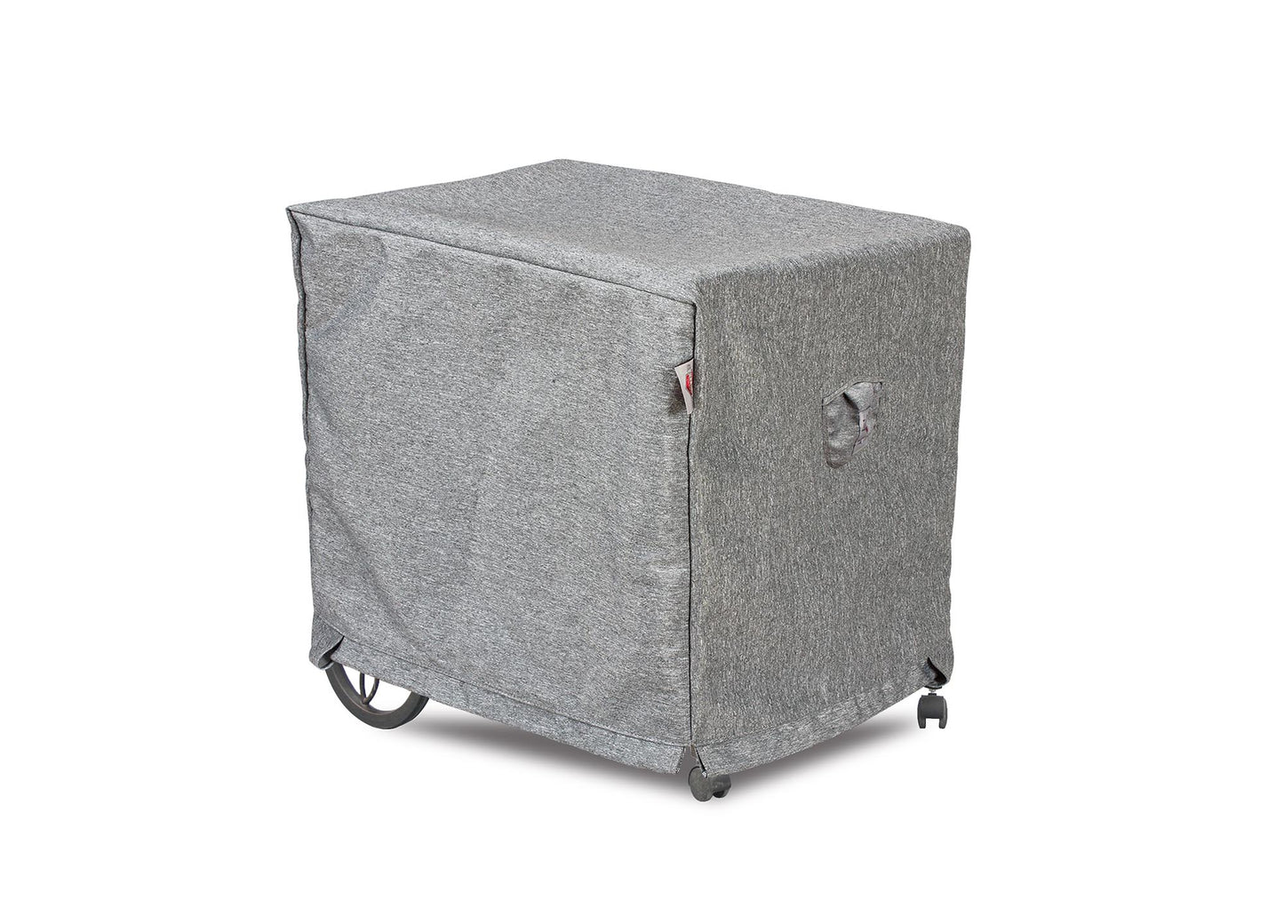 Tea Cart Cover Rectangle - 26''W x 37.5''D x 32''/33.5''H Platinum