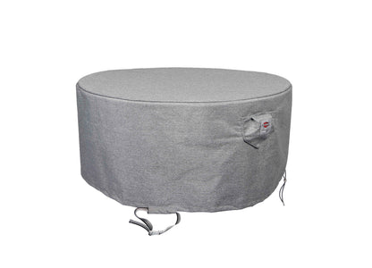 Ottoman Cover Round - 44" Dia x 28" H - Platinum