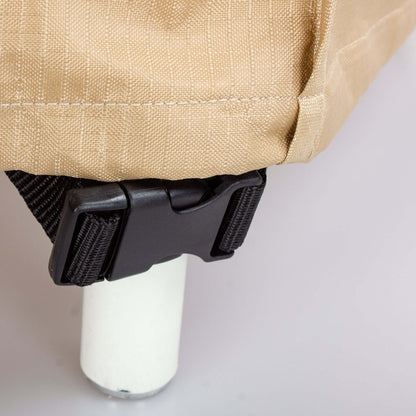 Outdoor Chaise Lounge Cover – Weatherproof, UV-Resistant, All-Weather Protection (76”L x 28”W x 30”H) with secure strap.