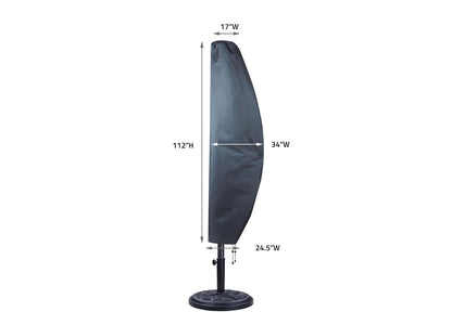 Umbrella Cover AG28 Market - 21.65''/23.62''Wx112''H - Mercury